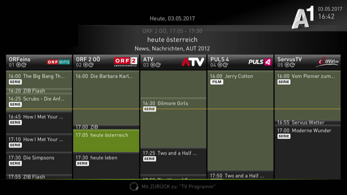 View Control Senderauszeichungen